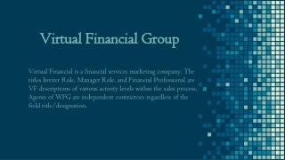 Virtual Financial Group Revolution
