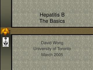 Hepatitis B The Basics