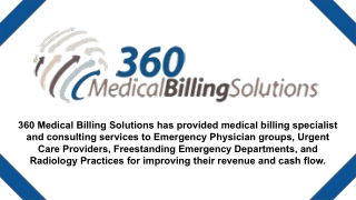 Colorado Emergency Physicians Billing Services - 360 Medical Billing Solutions