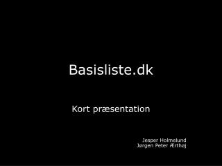 Basisliste.dk