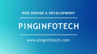 Web Development in Chennai | Website Designing Company in Chennai | Pinginfotech
