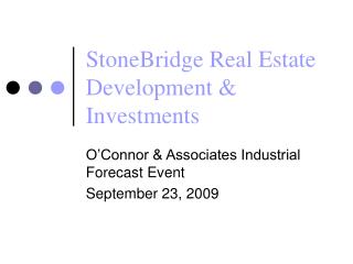 StoneBridge Real Estate Development & Investments