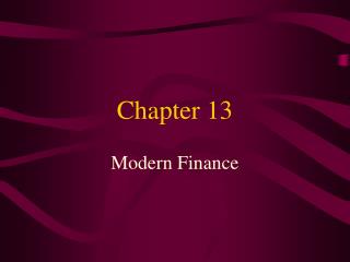 Chapter 13