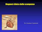 Diagnosi clinica dello scompenso