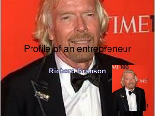 Profile of an entrepreneur