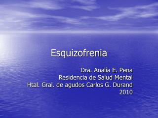 Esquizofrenia