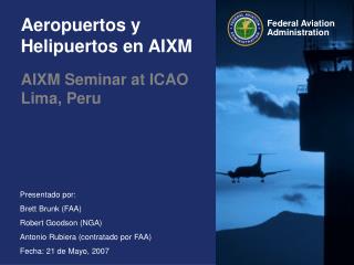 Aeropuertos y Helipuertos en AIXM