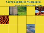 Crown Capital Eco Management Renewable Energy Scam - Human T