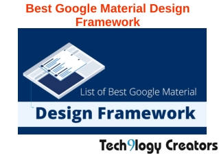 Best Google Material Design Framework