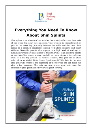 Everything You Need To Know About Shin Splints