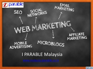 Digital Marketing and online Marketing in Malaysia| I parable