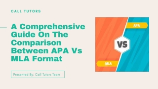 A Detailed Comparison between APA vs MLA format
