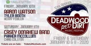 Deadwood Red Dirt Festival 2020 Lineup