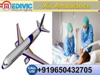 Air Ambulance Service in Lucknow and Varanasi by Medivic Aviation with Doctor