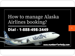 How to Manage Alaska Airlines booking?