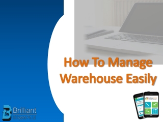 How To Manage Warehouse Easily