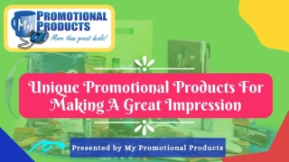 Custom Promotional Items Australia | My Promotional Products