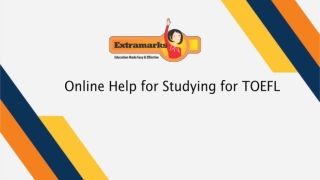 Online Help for Studying for TOEFL