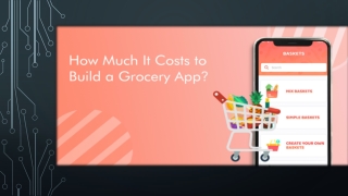How Much it Costs to Build a Grocery App