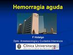 Hemorragia aguda