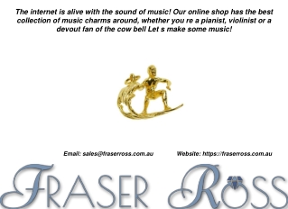 Music Charms - Fraser Ross Jewellery