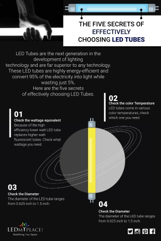The Five Secrets Of Effectively Choosing Led Tubes