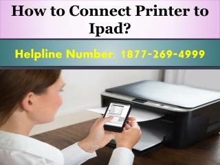 How to Connect Printer to Ipad?