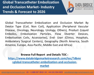 Global transcatheter embolization and occlusion market is set to witness a substantial CAGR of 9.5% in the forecast peri