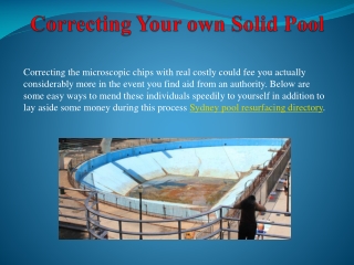 pool surface repair