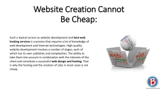 Professional web hosting and development by wdbbm.us