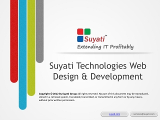Web design and Software Development Company India - Suyati