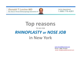 Rhinoplasty New York - Prepare yourself before you go under
