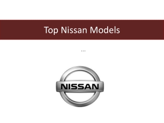 Top Nissan Models