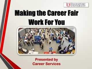 Making the Career Fair