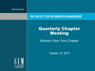 Quarterly Chapter Meeting