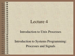 Lecture 4