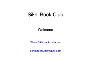 Sikhi Book Club