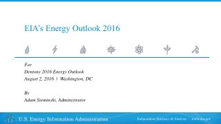 EIA’s Energy Outlook 2016