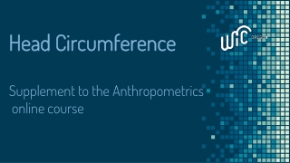 Head Circumference Supplement to the Anthropometrics online course