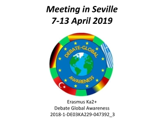 Meeting in Seville 7-13 April 2019