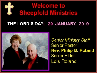 Welcome to Sheepfold Ministries