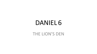 DANIEL 6