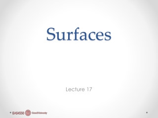 Surfaces