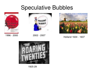 Speculative Bubbles