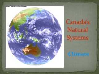 Canada’s Natural Systems