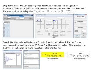 Matlab System ID