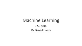 Machine Learning