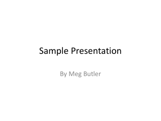 Sample Presentation