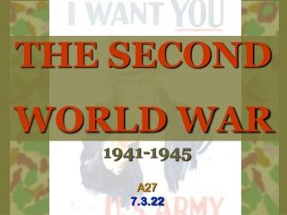 THE SECOND WORLD WAR