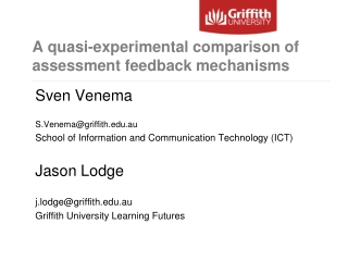 A quasi-experimental comparison of assessment feedback mechanisms